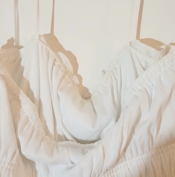 White Ruffled Dress - Picture 7 of 7